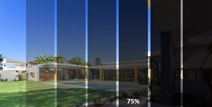 Logu tonēšanas plēve "Spoguļplēve 75%" Bronza/sudrabs - Allstars Windows Film - ALLSTARS