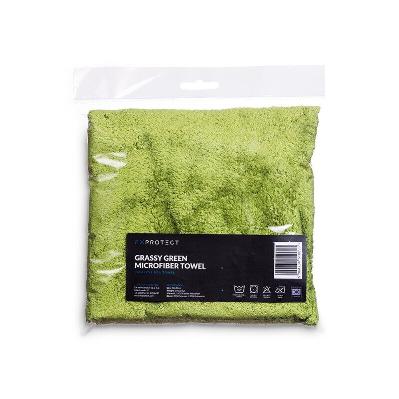 Mikrošķiedras lupatiņa - FX PROTECT GRASSY GREEN BOA 40x40cm - Your Vendor - ALLSTARS