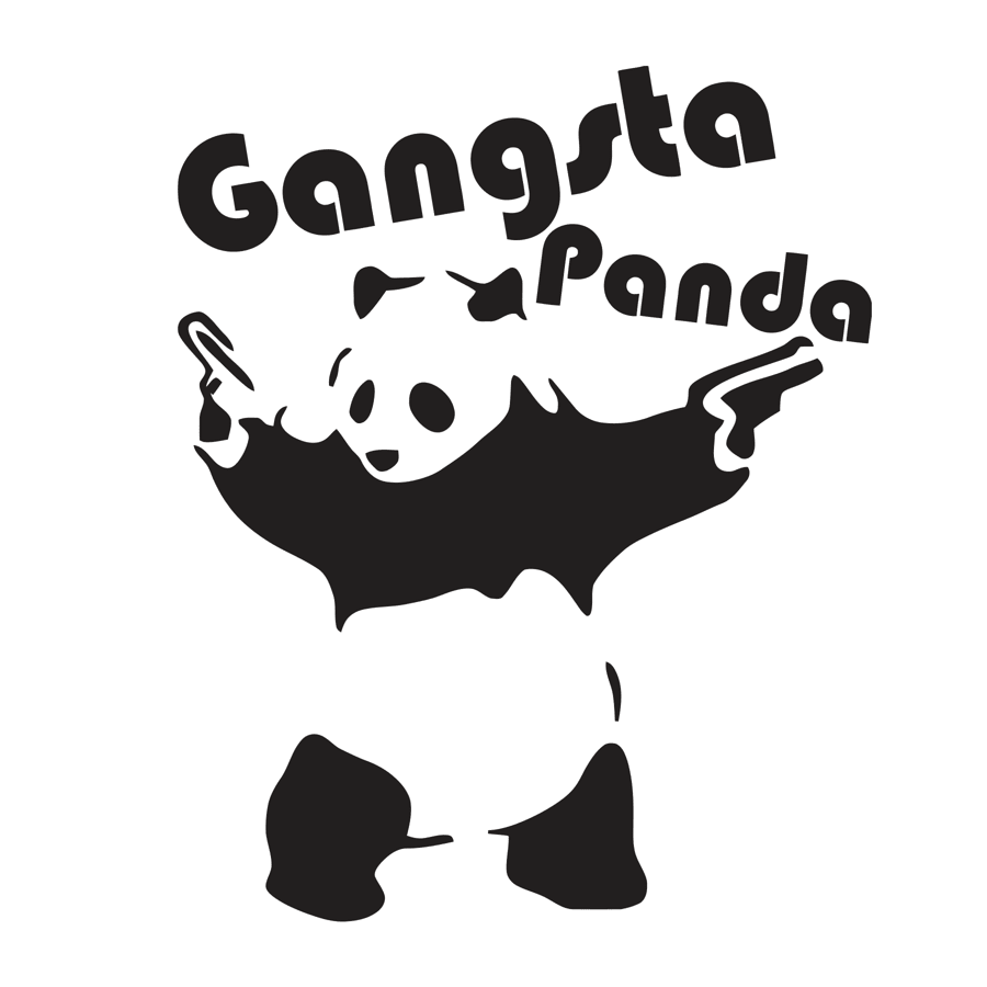 Uzlīme "GANGSTA PANDA" - Your Vendor - ALLSTARS