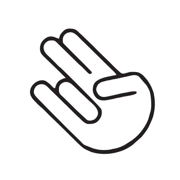 Uzlīme "HAND" - Your Vendor - ALLSTARS