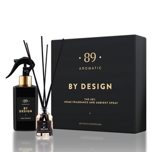 89 aromatic KOMPLEKTS: Mājas aromāts un telpu smaržu izsmidzinātājs